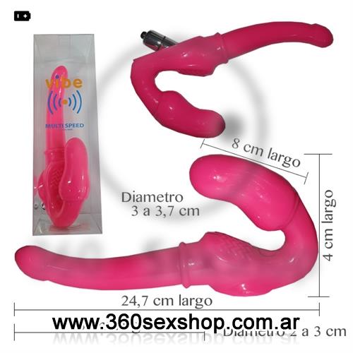 Estimulador para usar en pareja con vibro rosa