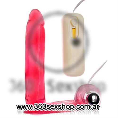 Triple estimulador con vibro Jelly