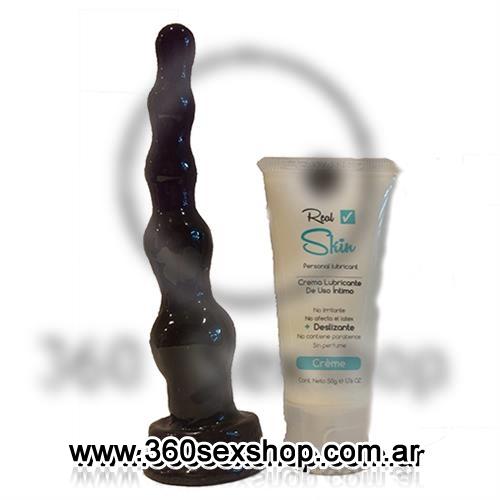 Inexpulsable anal con crema anal