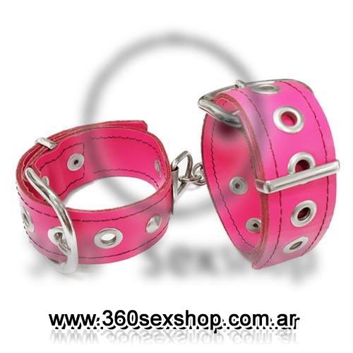 Esposas Premium Con Finas Cadenas En Rosa