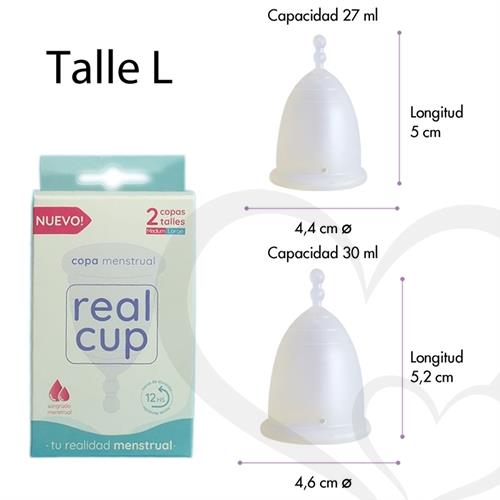 Kit de copas menstruales Large