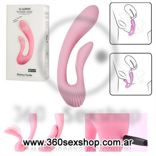 Estimulador 2 motores clitoris y punto g USB