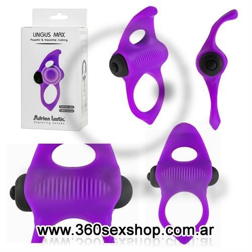 Anillo vibrador con estimulador de clitoris