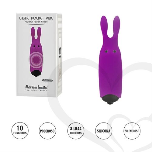 Lastic Pocket Vibe bala vibradora estimuladora de clitoris Violeta