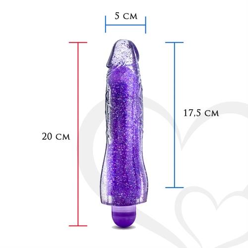 Vibrador con varias velocidades, Glitter y brillo