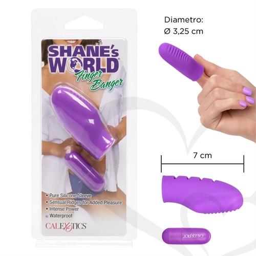 Vibrador estimulador vaginal para dedo