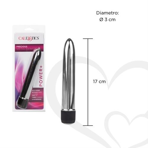 Vibrador rigido Metal Gems