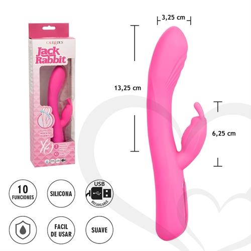 Jack rabbit estimulador de punto G con 10 modos de vibracion