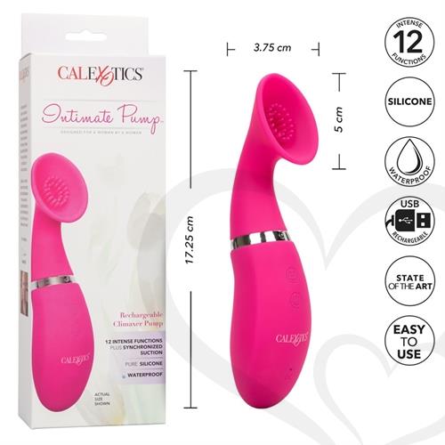 Masajeador vaginal intimate pump con carga USB