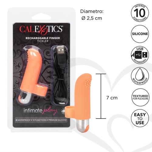 Vibrador para dedo con carga USB