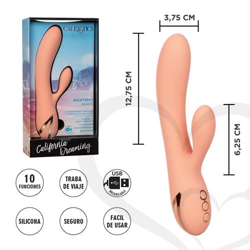 Monterrey Magic vibrador PREMIUM con carga USB