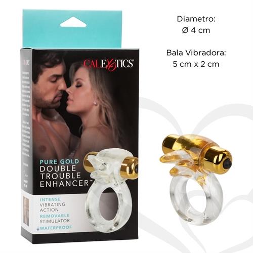 Anillo con vibrador Gold