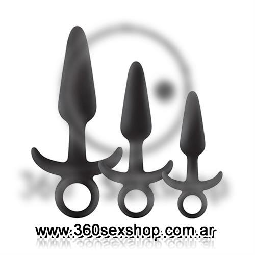 Kit de plugs anales de 3 dimensiones