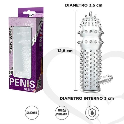 Funda para pene transparente
