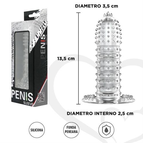 Funda para pene estimuladora vaginal