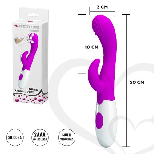 Estimulador de punto G con funcion de ondulacion y 7 vibraciones