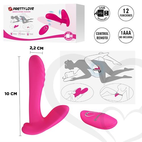 Estimulador femenino con varias velocidades y carga USB