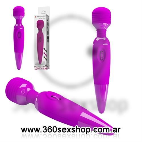 Masajeador vibrador microfono de velocidad regulable