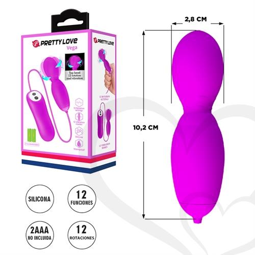 Mini microfono vibrador con control