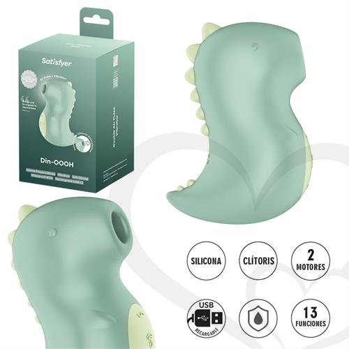 Din-OOOH Succionador estimulador de clitoris con carga USB