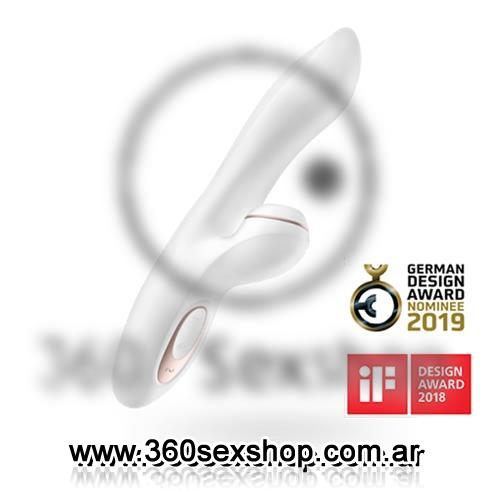 Estimulador de punto G con succionador de clitoris con carga USB