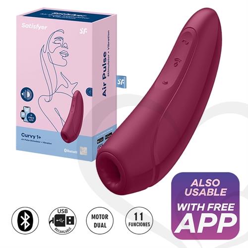 Curvy 1+ Succionador de clitoris con control Bluetooth