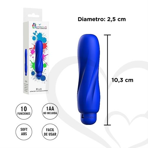 Vibrador de 10 cm con 10 vibraciones